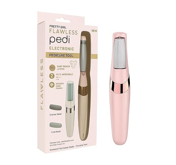 Flawless Pedi Electronic Pedicure Tool Dead Skin & Callus Remover Perfect Electronic Dry Foot