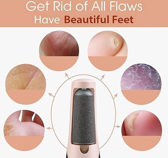 Flawless Pedi Electronic Pedicure Tool Dead Skin & Callus Remover Perfect Electronic Dry Foot